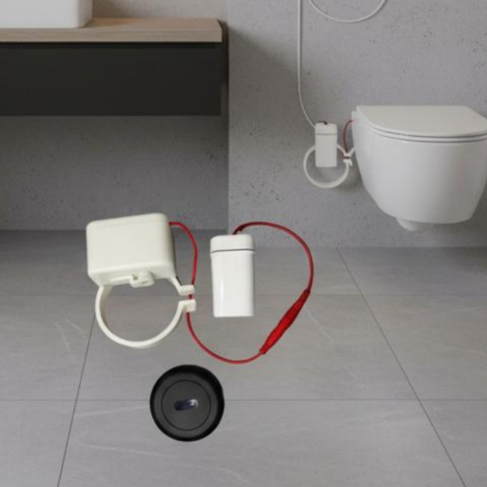 Universal Remote Control - Automatisch toiletspoelapparaat Hygiënisch handenvrij toiletspoelapparaat Badkameraccessoire