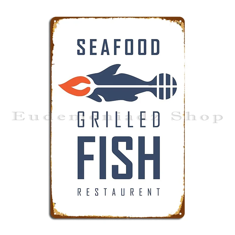 Home Cinema Restaurant - Sea Food Restaurant Teedesign Dagelijkse metalen