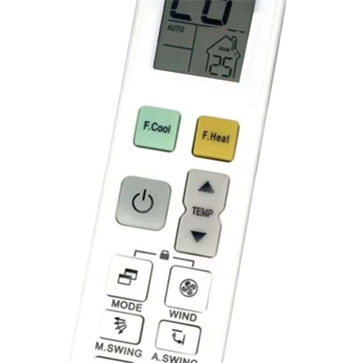 Universal Remote Control - update. (met thermometer) Nieuwe universele airconditioner-afstandsbediening