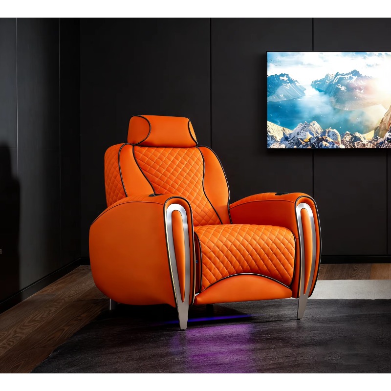 Home Cinema Recliners - Luxe elektrische ruimtecapsule home cinema bank,