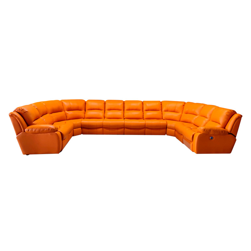 Home Cinema Recliners - Luxe extra grote sectionele fauteuilbank met
