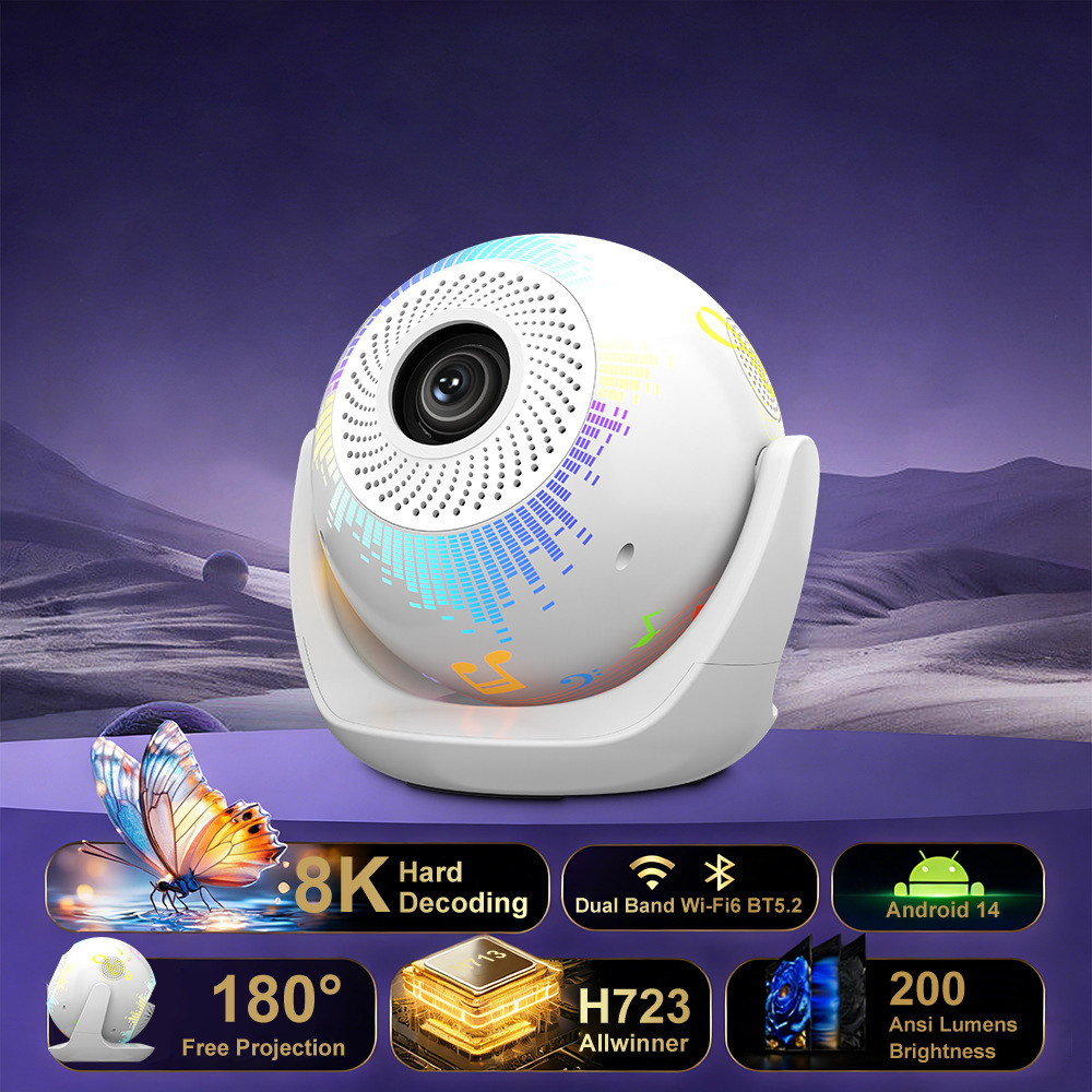 Home Cinema Gaming - 2026 Nieuwe U6 Intelligente Projector 4K
