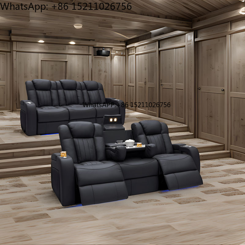 Home Cinema Recliners - Moderne lederen VIP Cinema Home Theater