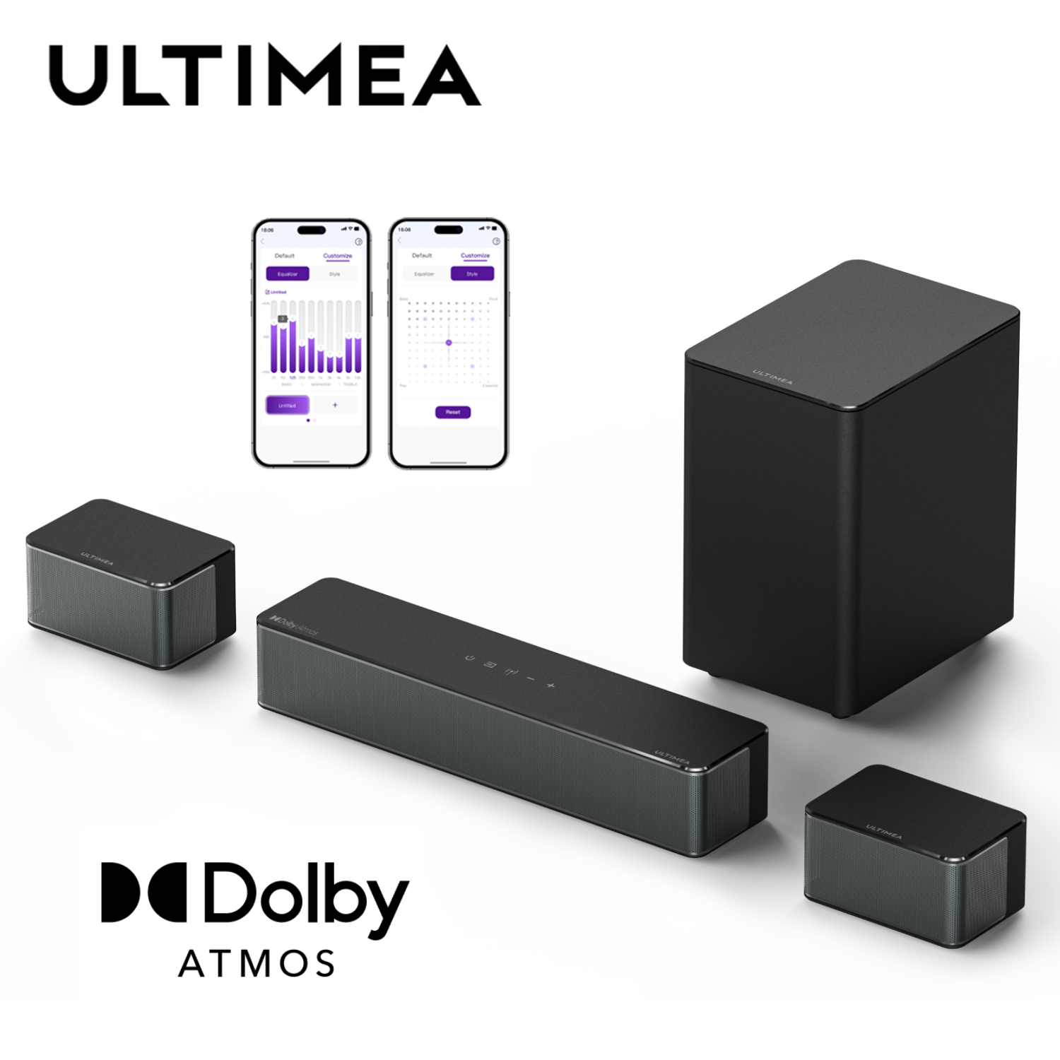 Home Cinema Onkyo 5.1 - ULTIMEA Poseidon M4T Soundbar 5.1-kanaals home
