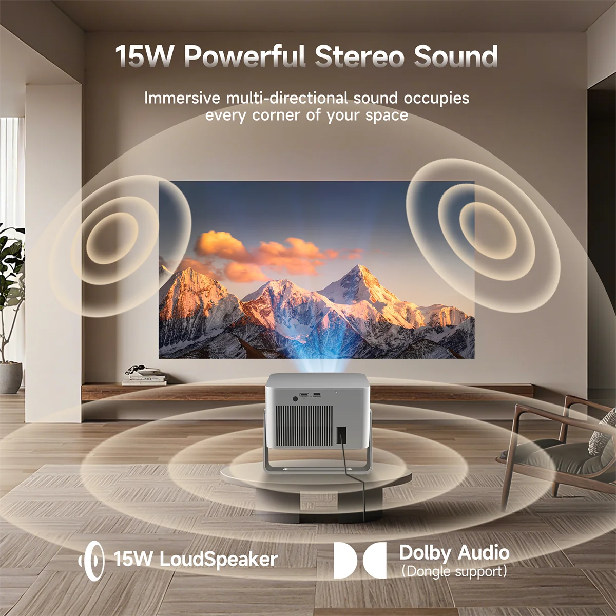 Magcubic HY350GTV Projector me - Home Cinema Setup recensie en prijs