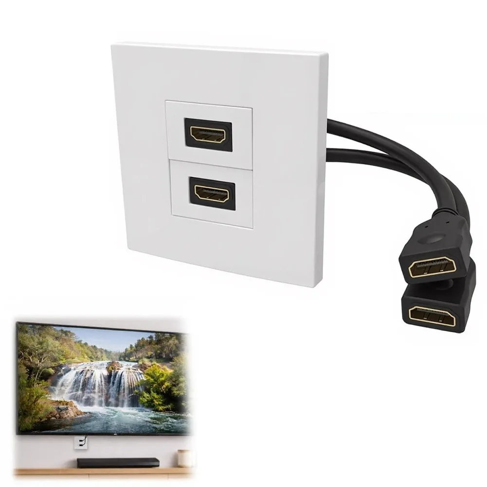 Dubbele poort wandplaat met pi - Home Cinema Gaming recensie en prijs