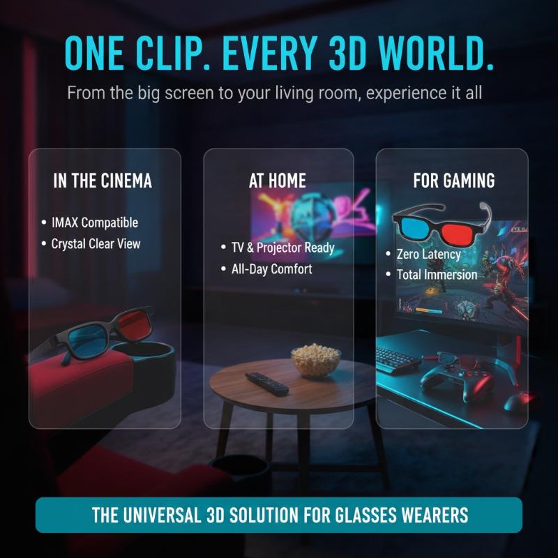 1 stuks universele 3D-bril, ro - Home Cinema Gaming recensie en prijs