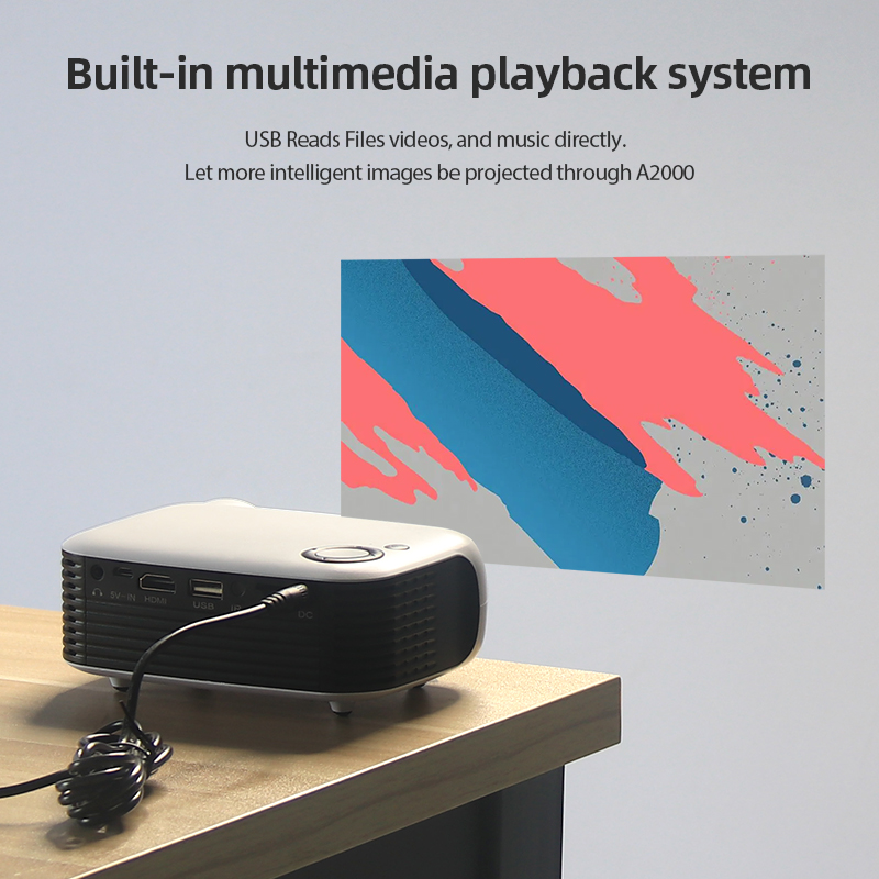 A2000 Mini-projector Draagbare - Home Cinema Gaming recensie en prijs