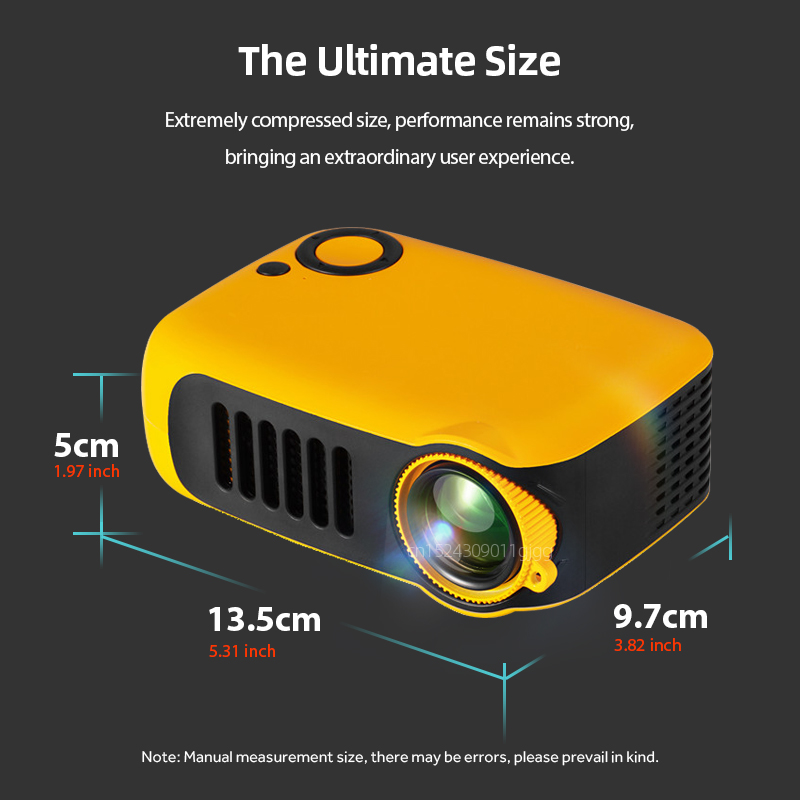 A2000 Mini-projector Draagbare - Home Cinema Gaming recensie en prijs
