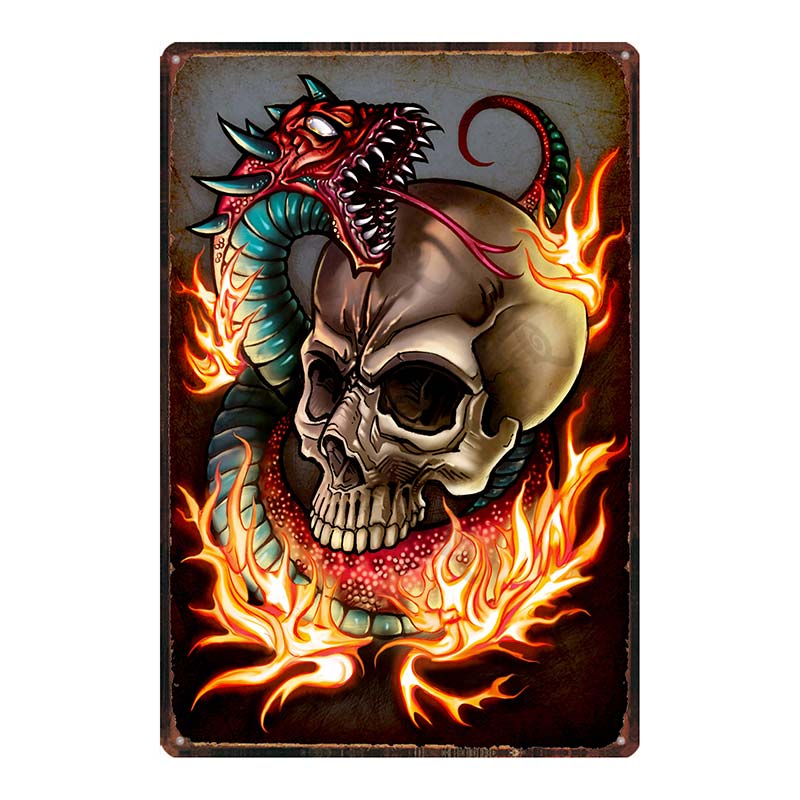 【YZFQ】 Sugar Skull Plaque Meta - Home Cinema Restaurant recensie en prijs