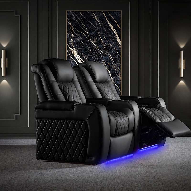 Moderne Home Cinema lederen el - Home Cinema Recliners recensie en prijs