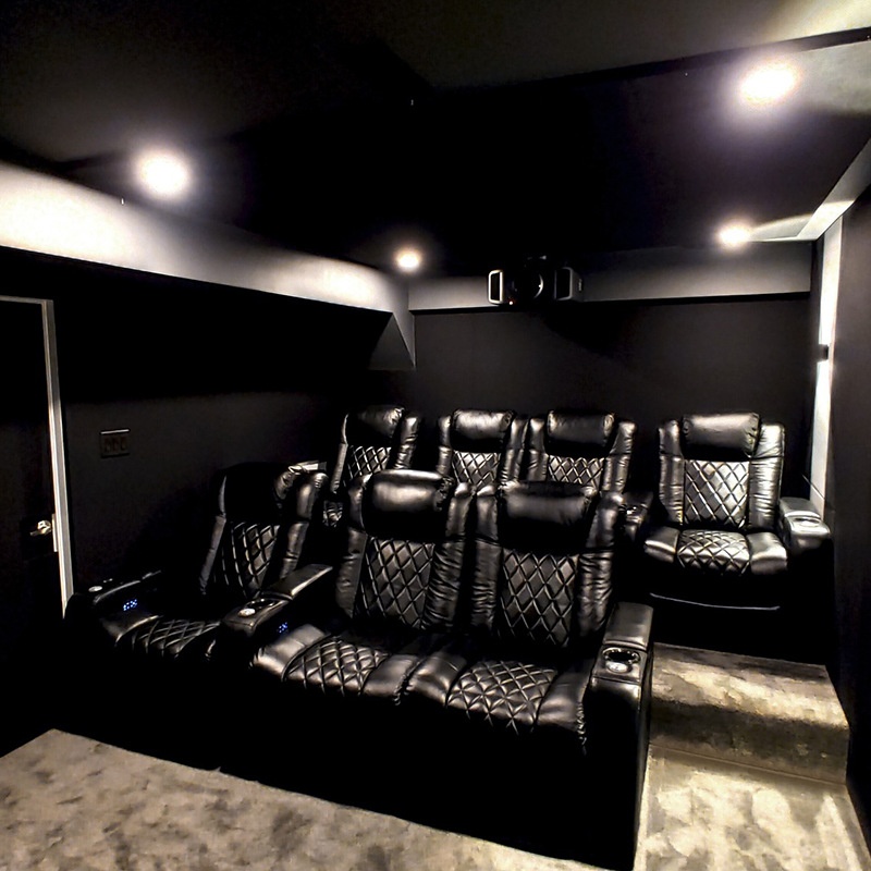 Moderne Home Cinema lederen el - Home Cinema Recliners recensie en prijs