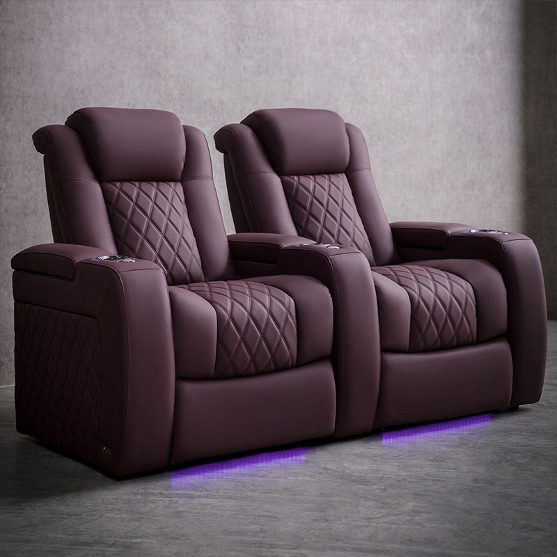 Moderne Home Cinema lederen el - Home Cinema Recliners recensie en prijs