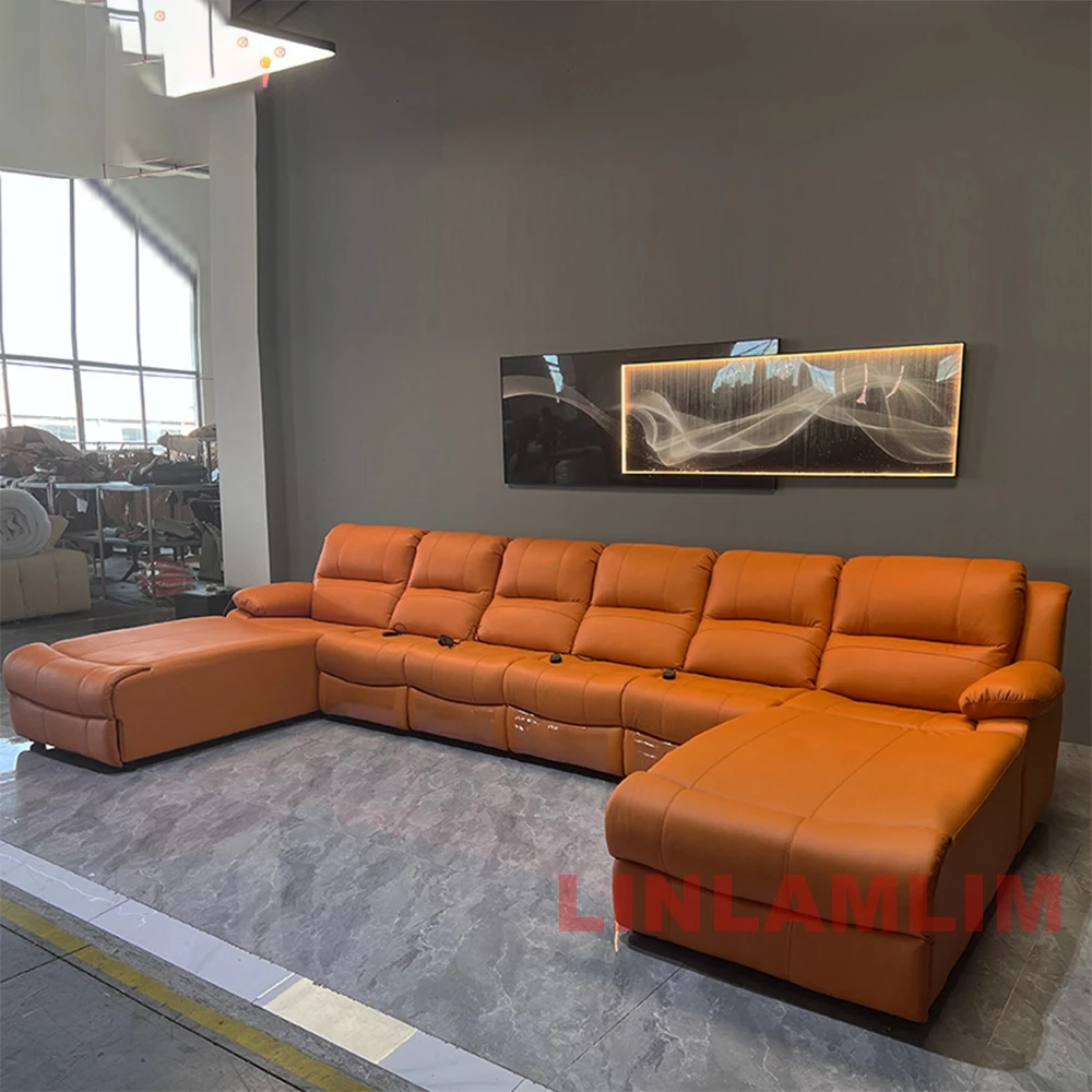 Luxe extra grote sectionele fa - Home Cinema Recliners recensie en prijs