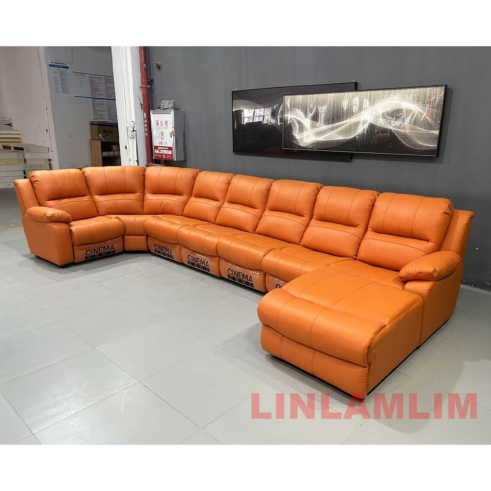 Luxe extra grote sectionele fa - Home Cinema Recliners recensie en prijs