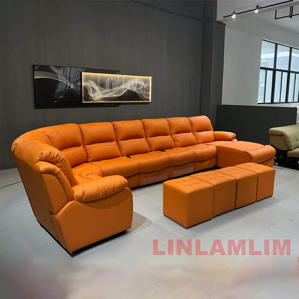 Luxe extra grote sectionele fa - Home Cinema Recliners recensie en prijs