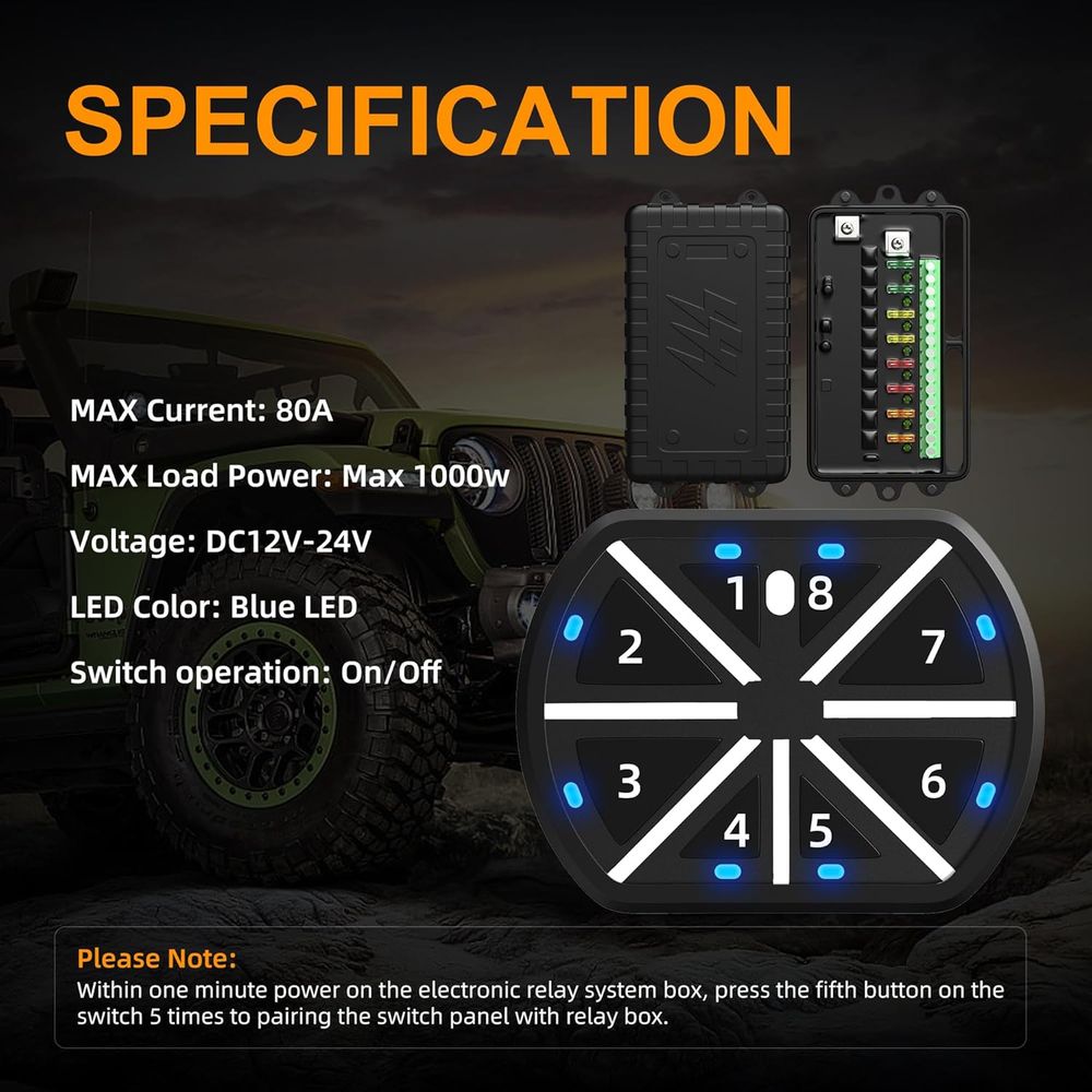 8-gang schakelpaneel Universee - Universal Remote Control recensie en prijs