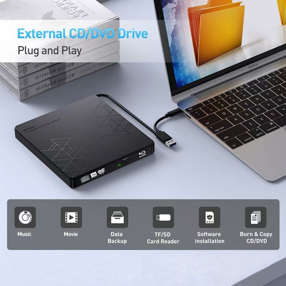 5-in-1 externe Blu-ray-drive,  - Blu Ray Disc Player recensie en prijs