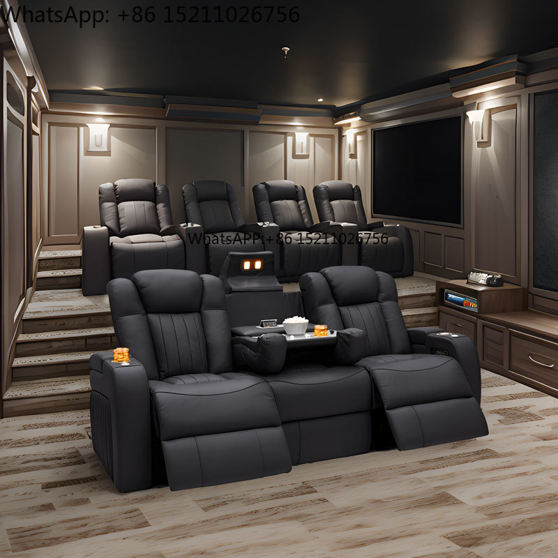 Moderne lederen VIP Cinema Hom - Home Cinema Recliners recensie en prijs