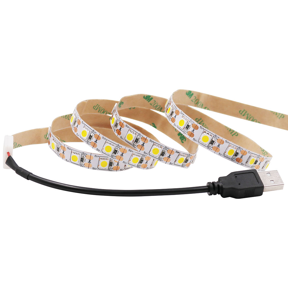 5V USB LED-strip 5050 Koud wit - Ambient Light Strip Tv recensie en prijs