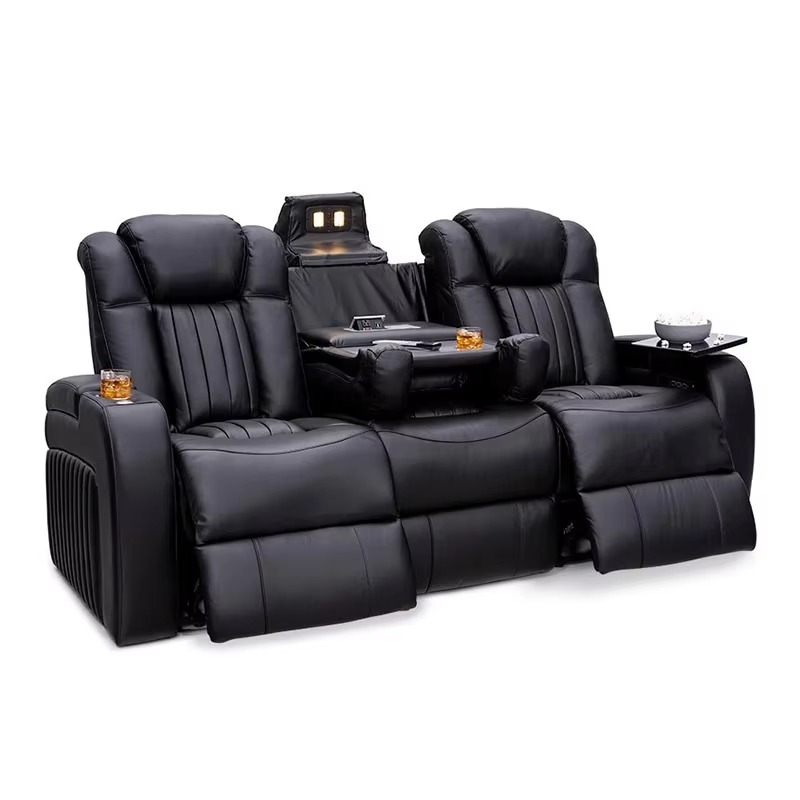 Lederen relaxfauteuil sets, el - Home Cinema Recliners recensie en prijs