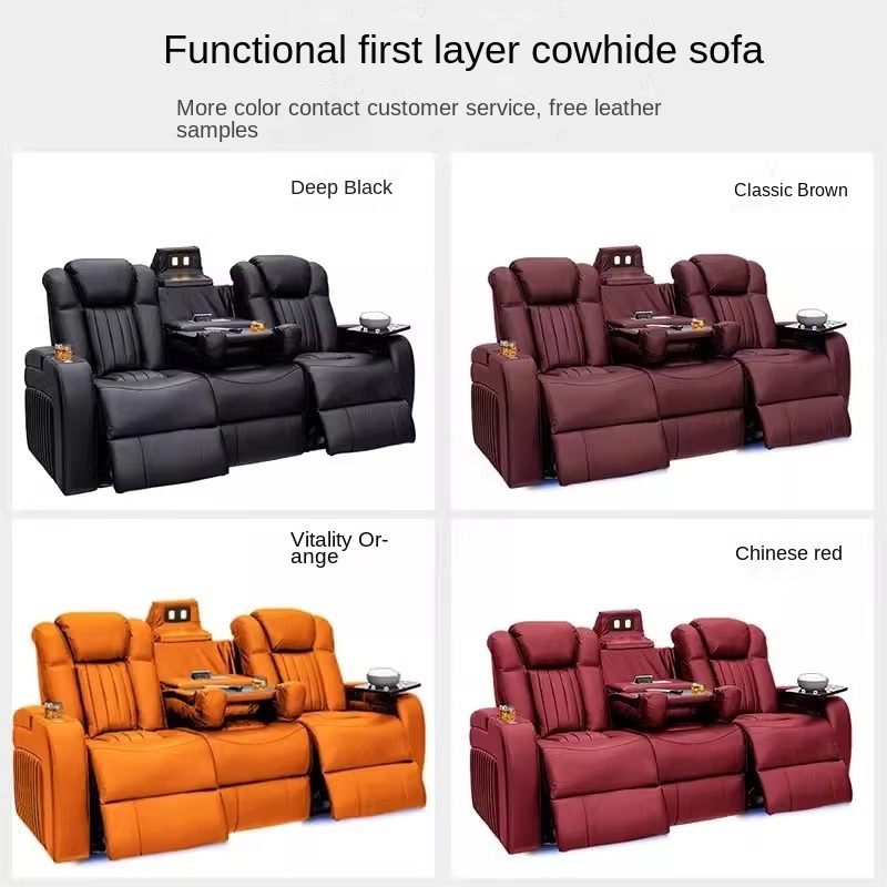 Lederen relaxfauteuil sets, el - Home Cinema Recliners recensie en prijs