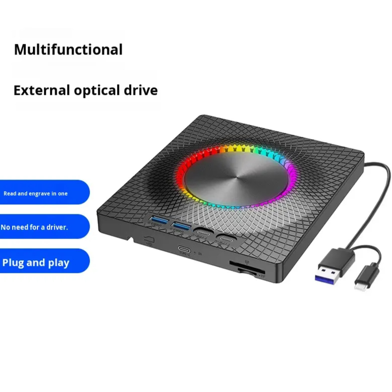 7-in-1 USB3.0 & Type-C CD/DVD- - Blu Ray Disc Player recensie en prijs