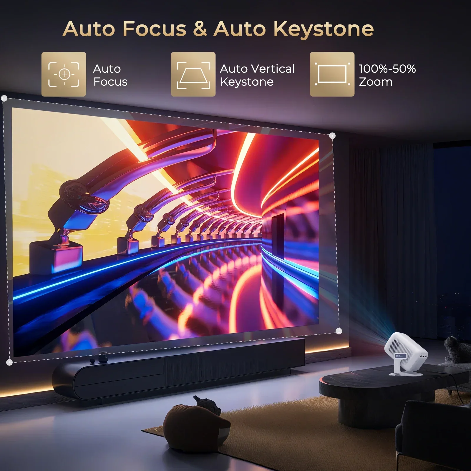 LynCast 4K X3AQ Projector 500A - Video Home Cinema recensie en prijs
